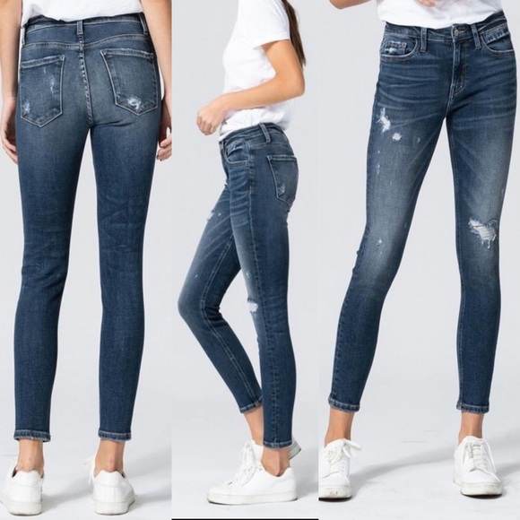 flying monkey high rise skinny jeans